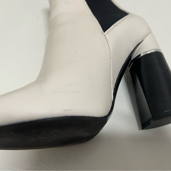 3.1 Phillip Lim Drum White Chelsea Bootie - Picture 9 of 12